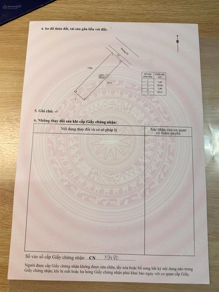 Bán đất nền dự án lô c. 2.13 daresco, 2 tỷ vnd, 204m2 tại daresco, long an