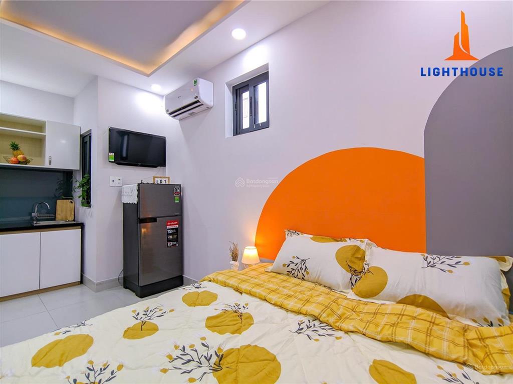 Căn hộ dịch vụ tại tô hiến thành  không gian gọn gàng, dễ sinh hoạt
