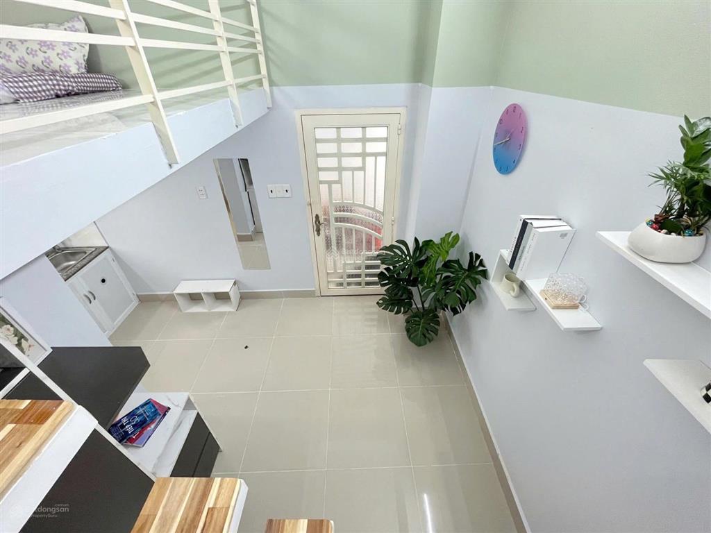 Căn hộ gác lửng, cửa sổ lớn  thang máy, bảo vệ tại bình thạnh