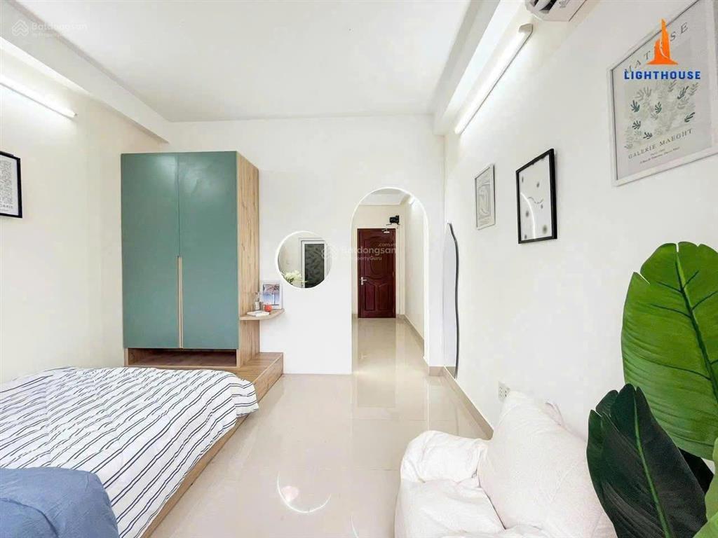Studio ban công + tách bếp full nội thất nguyễn thái sơn
