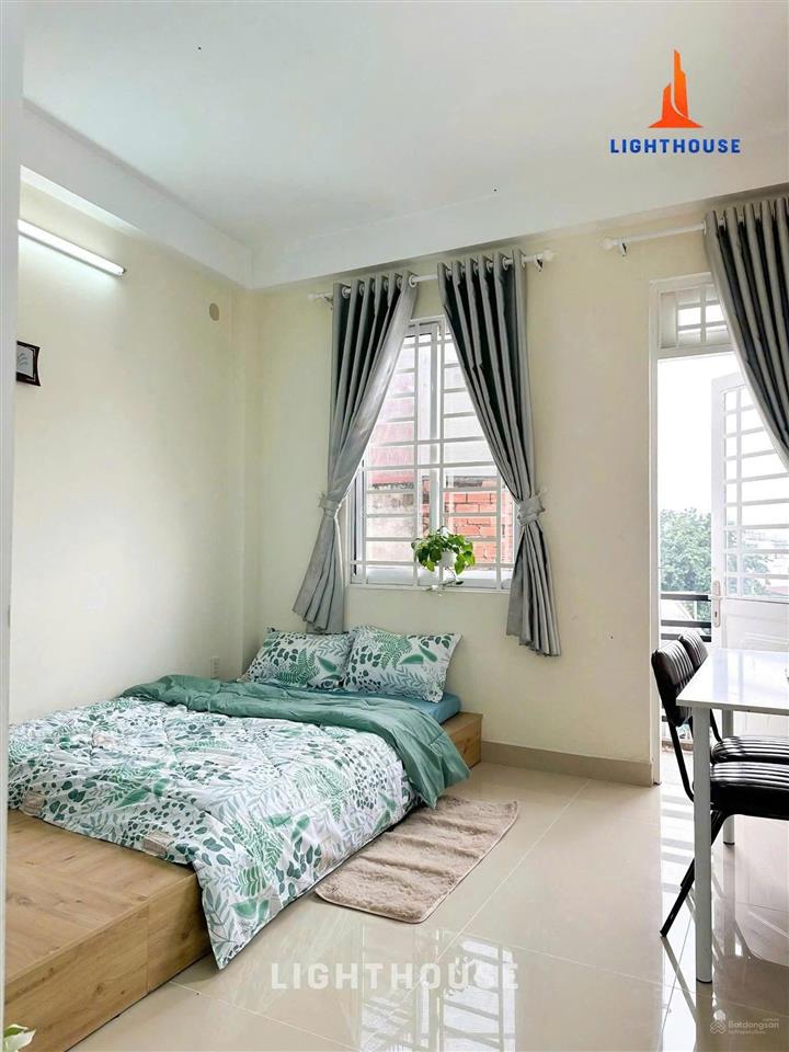Studio ban công + tách bếp full nội thất nguyễn thái sơn