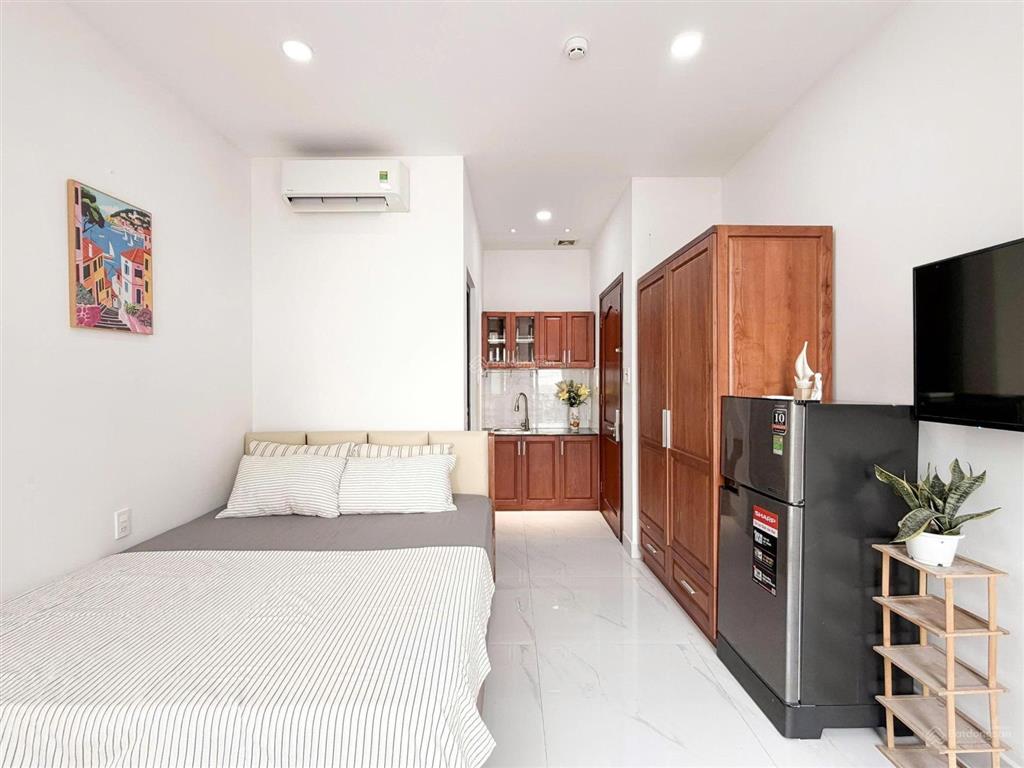 Khai trương studio 29 yên thế full nội thất, ban công thoáng