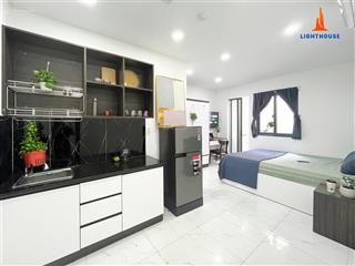 Căn hộ studio ban công  full nội thất az gần chợ bà chiểu