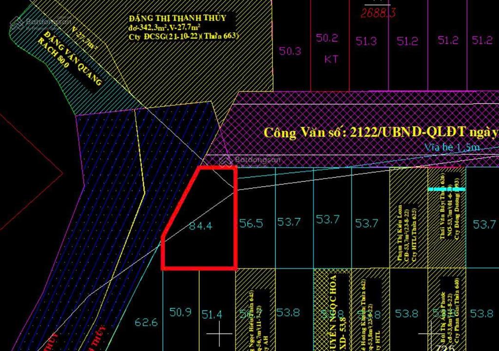 Bán đất lô góc long thuận (kdc đặng gia phát)  xây dựng cao tầng sổ sẵn