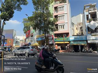 Bán mặt tiền 486 ngô gia tự (dt 4.65x17m cn 81m2) vỉa hè rộng p.4, quận 10  giá 34,8 tỷ