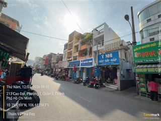 Bán mặt tiền 215 cao đạt gần trần bình trọng (dt 3.3 x11m, 2 lầu) quận 5  giá 10.6 tỷ