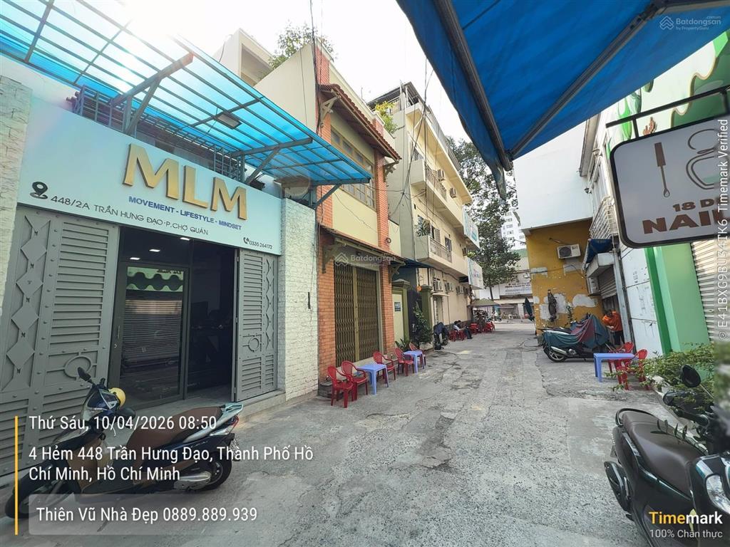 Bán nhà hẻm 448 trần hưng đạo giáp quận 1 (ngang 5.3m cn 89 m2) p.02, quận 5  giá 23 tỷ
