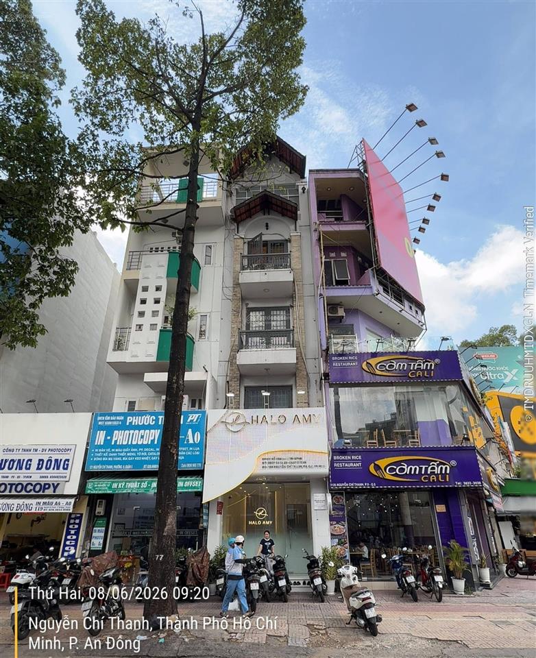 Bán mặt tiền 123 nguyễn chí thanh  nguyễn tri phương (dt 3,9x15m, trệt 4 lầu thang máy) quận 5