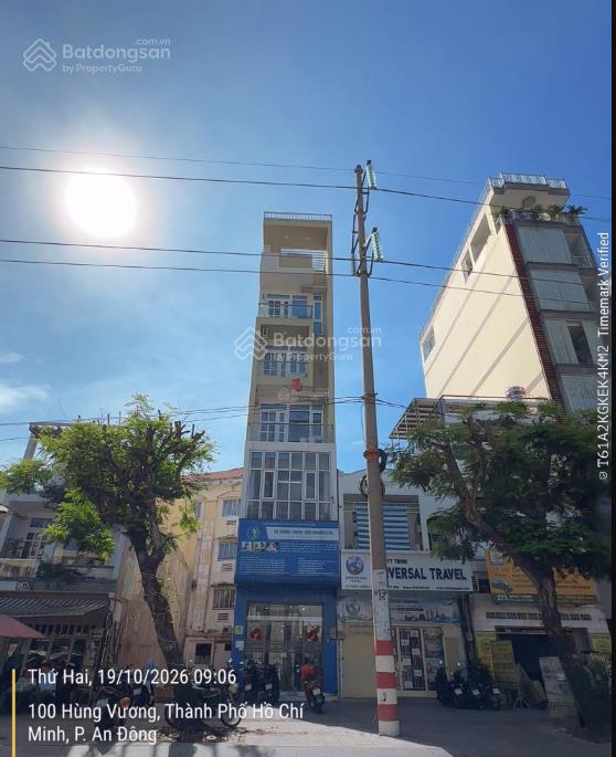Bán toà nhà 7 tầng 271 hùng vương quận 5  dt4 x 15m, thang máy  giá 25 tỷ