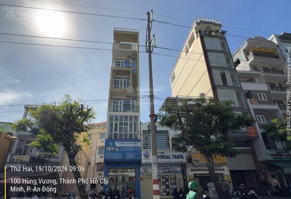 Bán toà nhà 7 tầng 271 hùng vương quận 5  dt4 x 15m, thang máy  giá 25 tỷ
