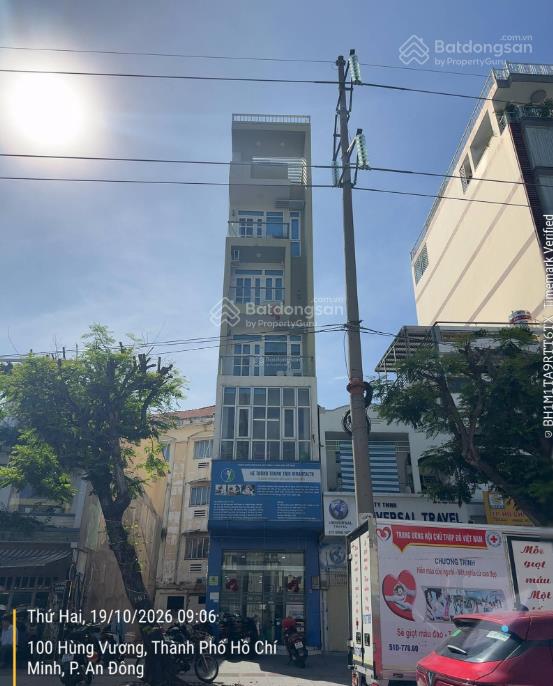 Bán toà nhà 7 tầng 271 hùng vương quận 5  dt4 x 15m, thang máy  giá 25 tỷ
