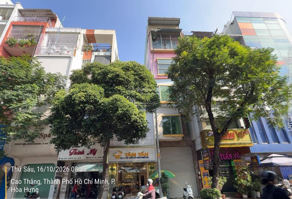 Bán mặt tiền 404 cao thắng kế bên hà đô centrosa (dt4x16m, 3 lầu) phường 12, quận 10  giá 30 tỷ