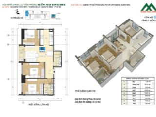 Chính chủ bán căn góc 3pn chung cư xuân mai river mỗ lao hà đông. nt đầy đủ, có 1slot đỗ oto.