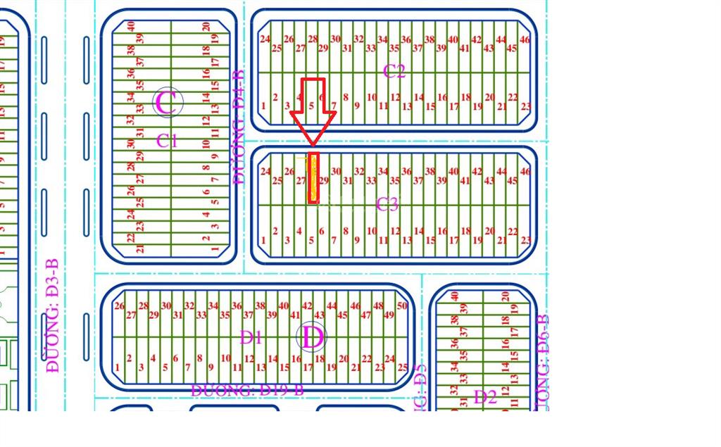 Bán đất kcn rạch bắp d20b (vỉa hè 8m)