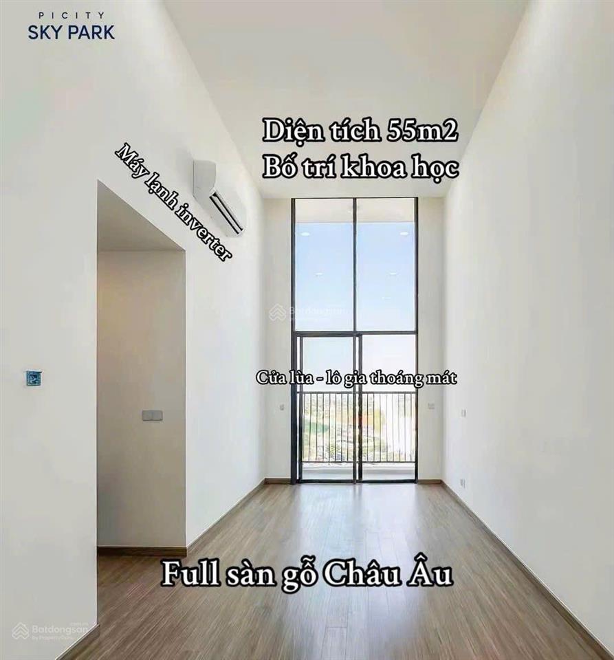 Suất mua duy nhất trực tiếp chủ đầu tư picity sky park 2pn 60m2 giá 3,2 tỷ full thuế phí