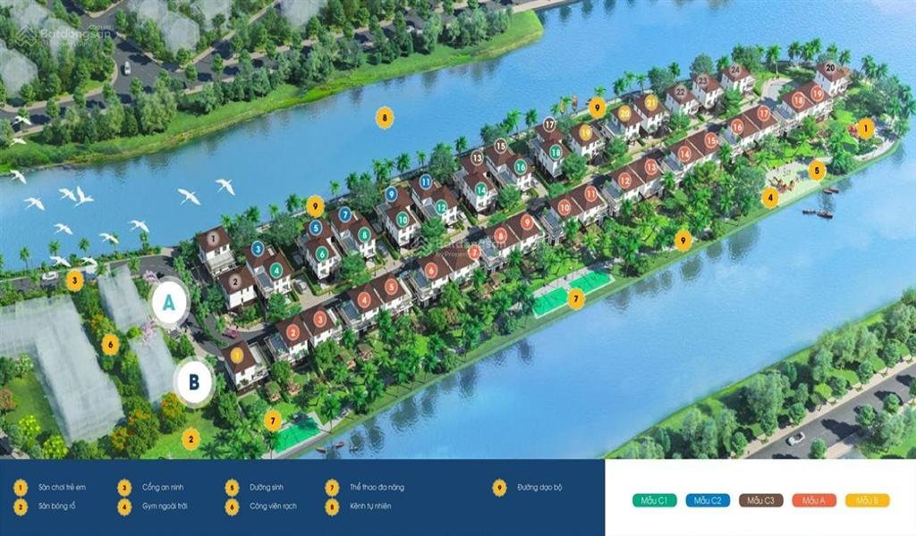Bán nhanh biệt thự sân vườn, đảo valora mizuki park, view sông & công viên giá 21 tỷ
