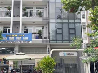Cho thuê nhà mặt tiền đường d4, p. tân hưng, q7 5x20m, 1 hầm 1 trệt 3 lầu 65 triệu/tháng