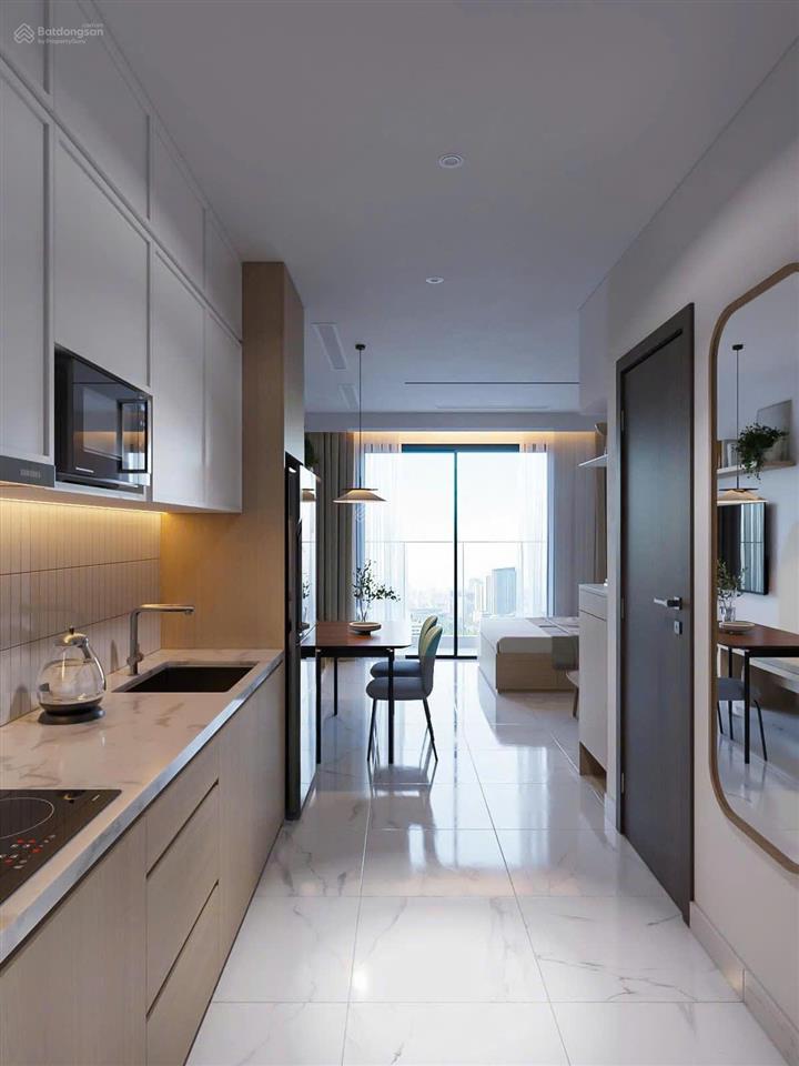 Căn studio full nội thất cao cấp  phân khu the beverly vinhomes grand park  thiết kế hiện đại
