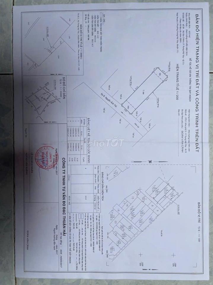 Chính Chủ bán nhà 1/ Đường Song Hành Trung Mỹ Tây 63,2m2 SHR Hoàn Công