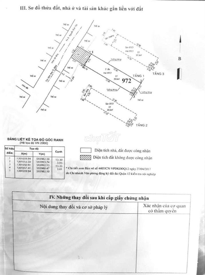 Bán nhà gần khu Trung Chánh-Nguyễn Ảnh Thủ