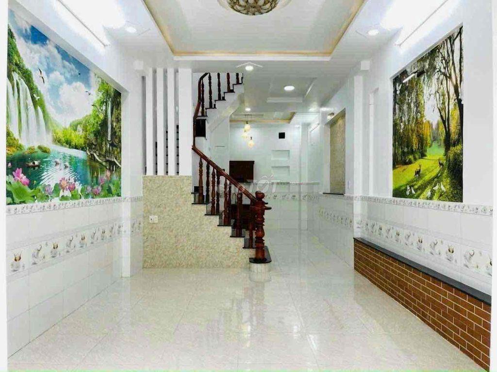 Trệt 2 lầu 4*12; 4pn đg xe tải đi Gò vấp gần
