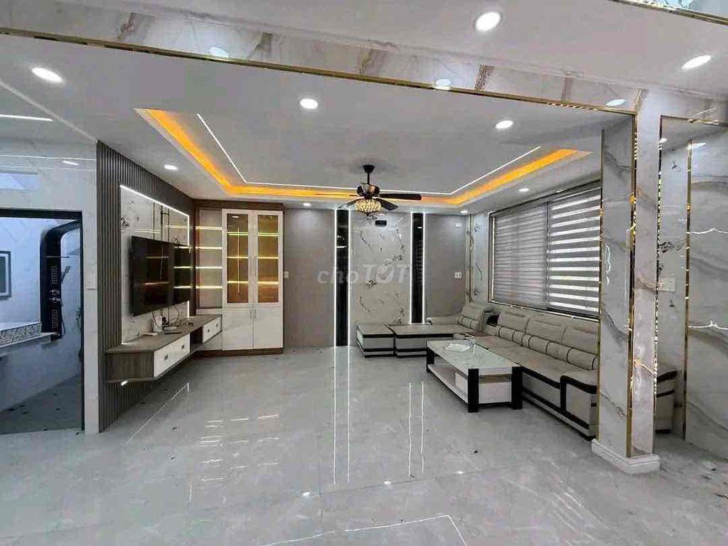 Nhà đẹp full nội thất TL 37,khu phân lô,3lầu_5p ngủ-GIÁP gò vấp