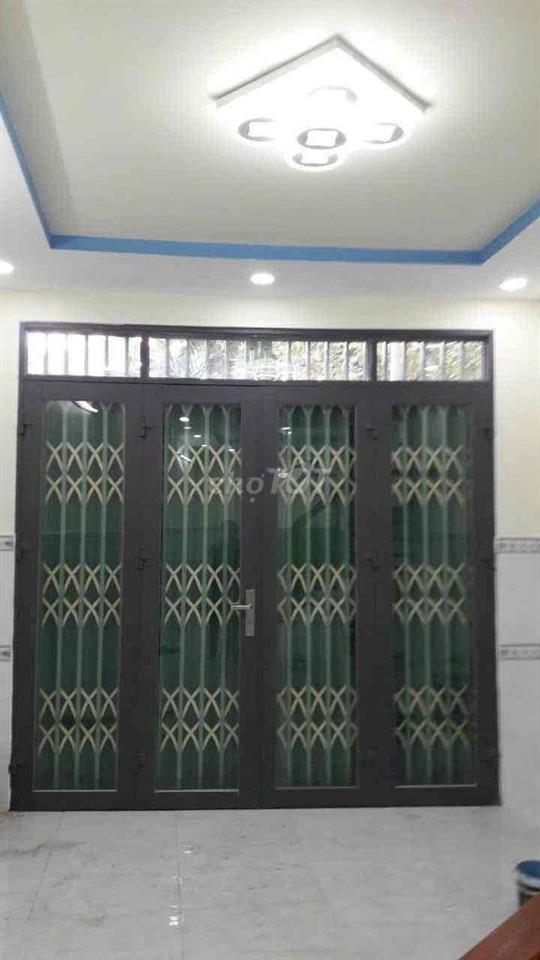 Nhà sạch mới ĐHT_38m2 đúc 1lầu,2p ngủ-Ngay Cầu vượt An sương