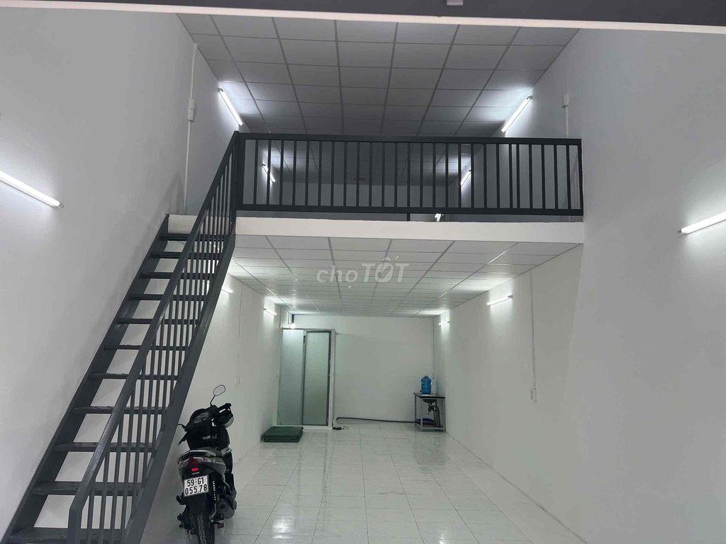 cho thuê nhà dt 4x19m cấp 4 gác lửng .