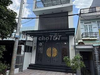 Nhà mặt tiền đường thạnh Lộc 37. 5x20m. 3 lầu. giá thuê 16tr 