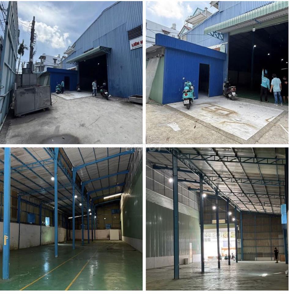 Cho thuê nhà xưởng có điện bình 250kva trục Hà Huy Giáp Quận 12