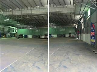 Cho thuê mặt bằng kho, nhà xưởng 1100m2 ngã tư Ga, An Phú Đông Quận 12