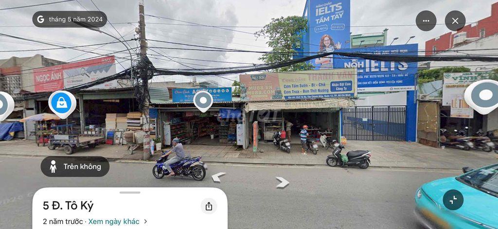 Cho thuê mặt tiền đường tô ký gần chợ Nga ba bầu,ngang 25x23m