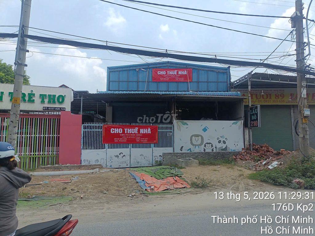 MẶT BẰNG KINH DOANH CHO THUÊ DIỆN TÍCH 9X40=360M2
