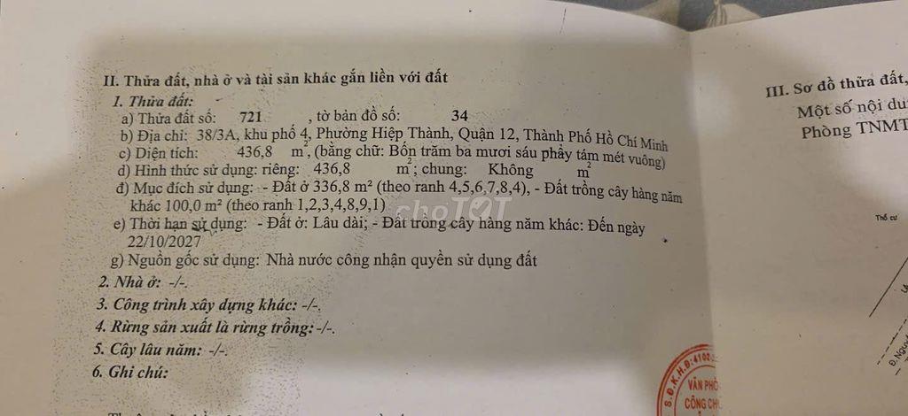 MT đường Nguyễn Ảnh Thủ, Hiệp Thành, quận 12