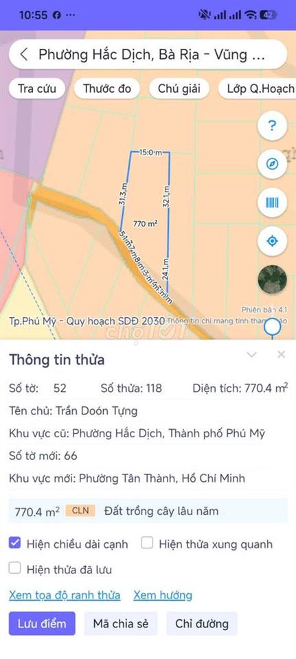 Bán đất Võ Văn Kiệt (Mỹ Xuân Ngãi Giao), view Suối Nhum
