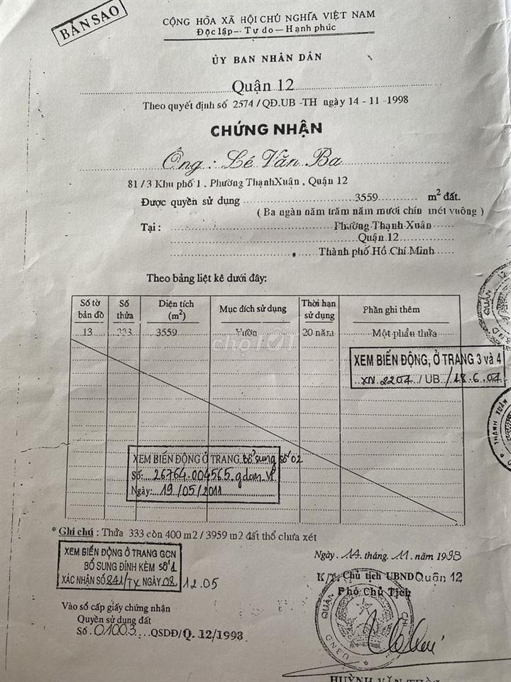 Cần bán gấp nhà cần tiền chữa bệnh
