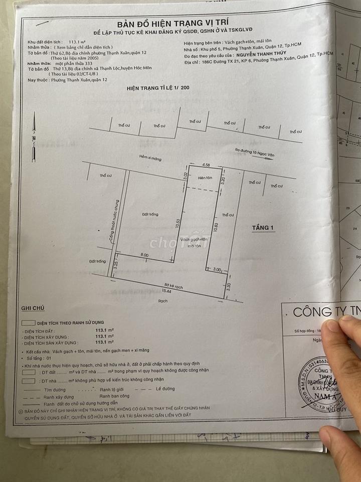 Cần bán gấp nhà cần tiền chữa bệnh