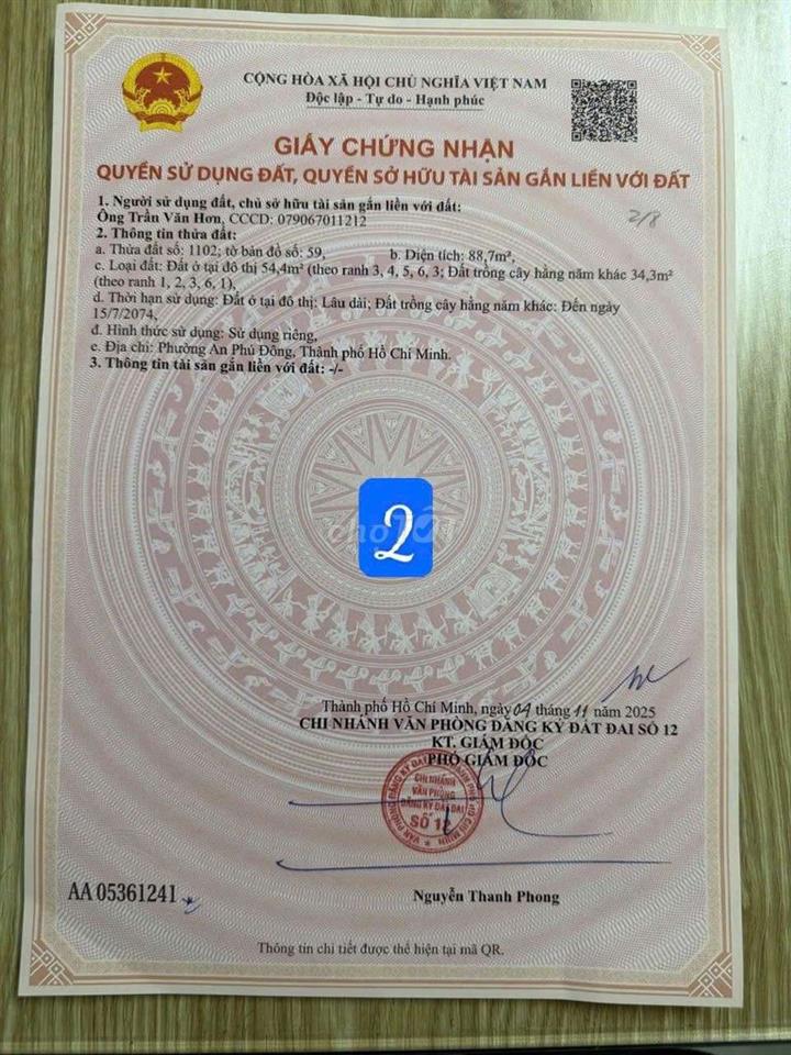 bán đất mặt tiền kênh an phú đông q12 