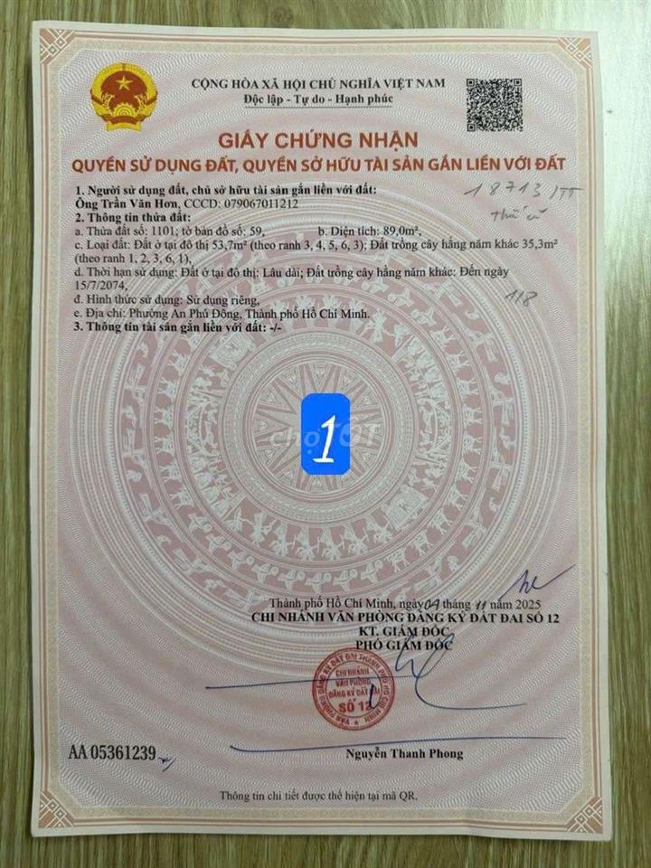 bán đất mặt tiền kênh an phú đông q12 