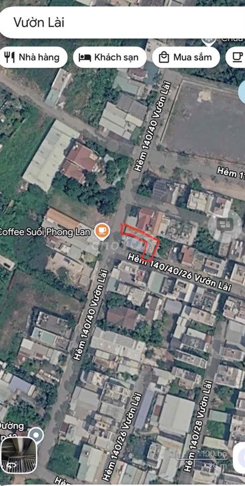 Cho thuê đất khu Vườn lài, gan cầu Rạch gia, Q12