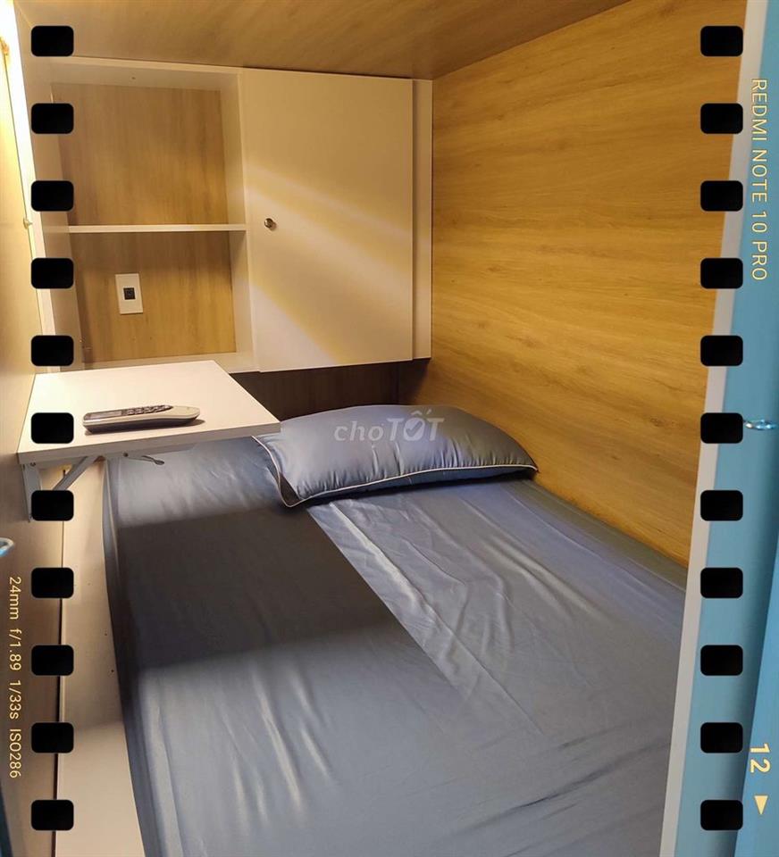 Sleepbox Nam, riêng tư, yên tĩnh chỉ 1.4tr bao trọn gói