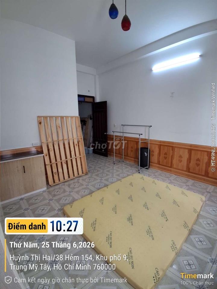 GIÁ 2 TRIỆU / THÁNG 
🏡 PHÒNG TRỌ NGAY MẶT TIỀN HUỲNH THỊ HAI
📍