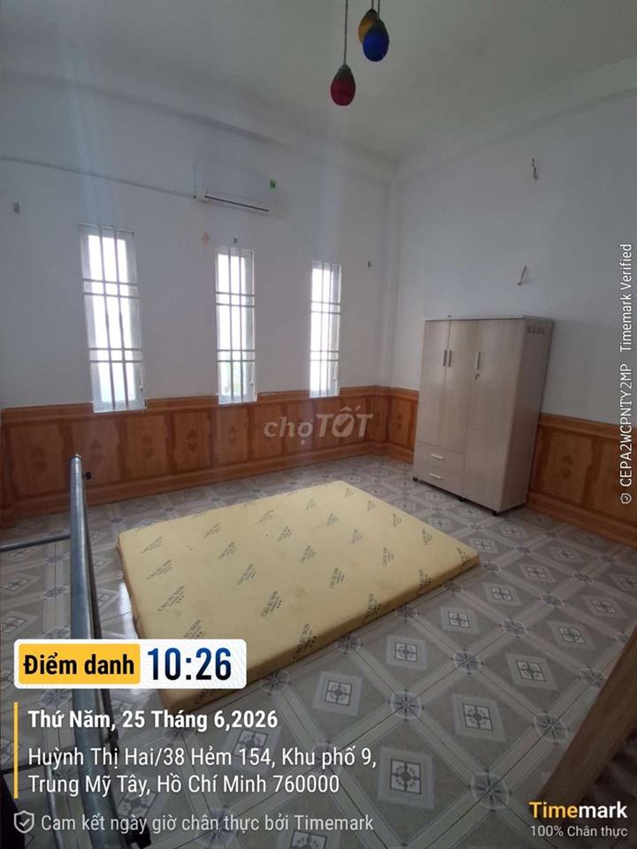 GIÁ 2 TRIỆU / THÁNG 
🏡 PHÒNG TRỌ NGAY MẶT TIỀN HUỲNH THỊ HAI
📍