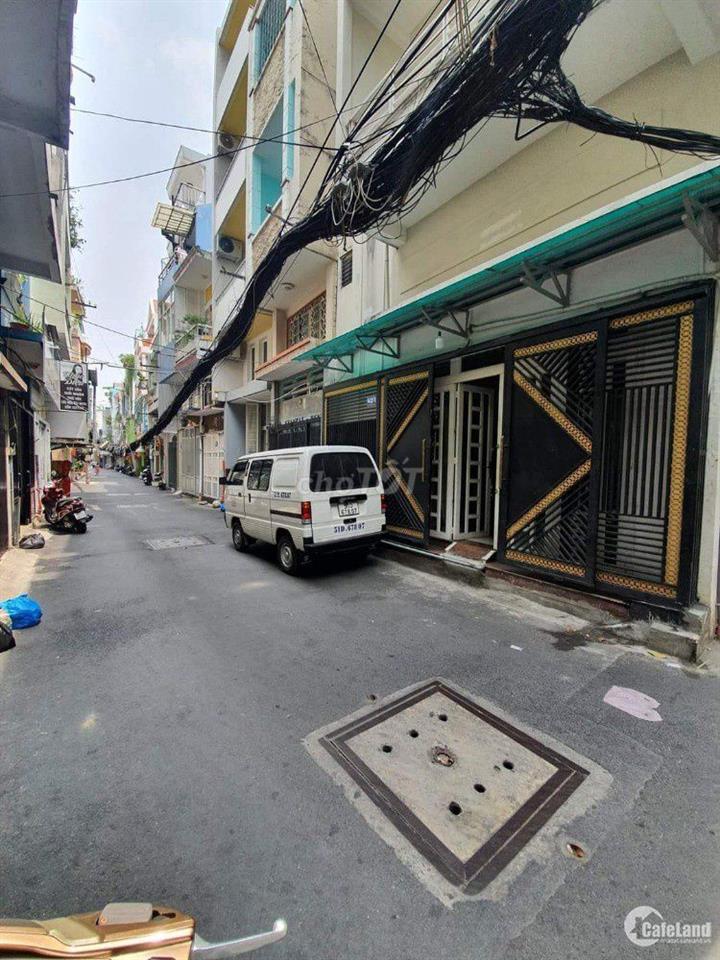 Nhà gần Hẻm ô tô 60 Lý Chính Thắng, Q3. DT:27m2. Trệt 2 Lầu. 4,1 tỷ TL