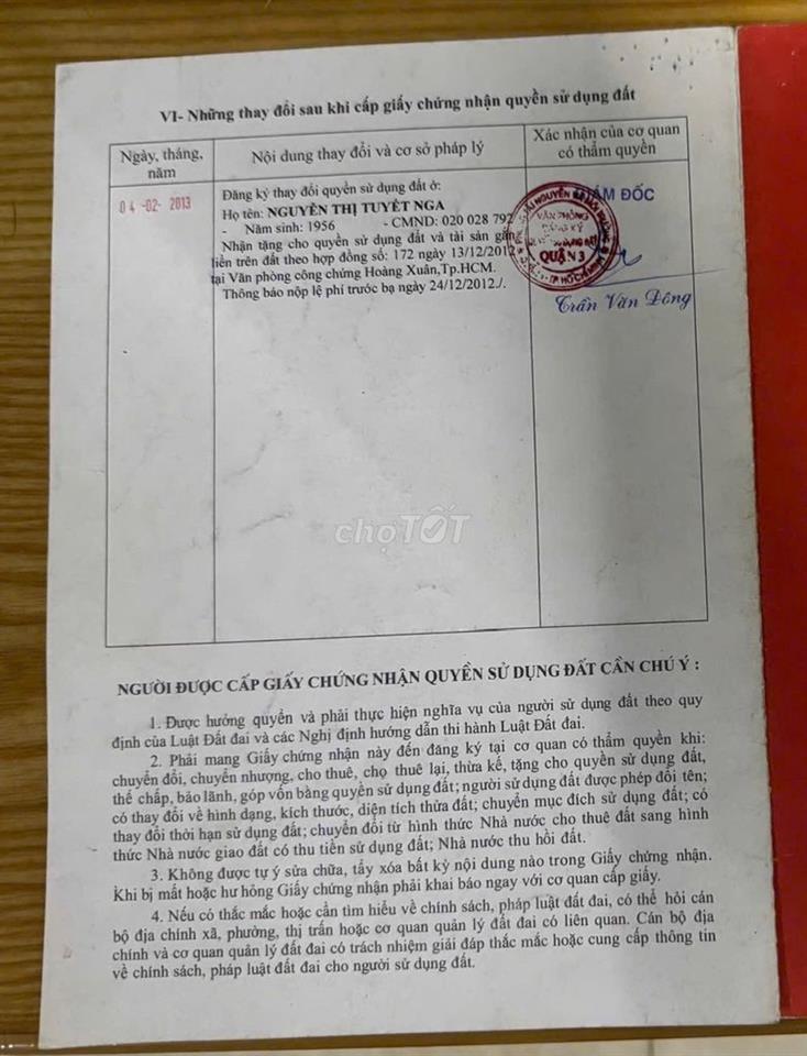 nhà quận 3 mặt tiền
