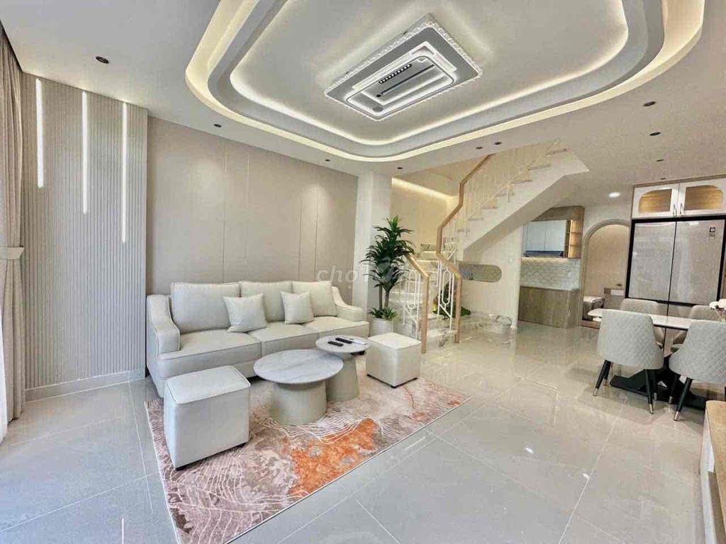 Cho thuê nhà Trần Văn Quang 4x13 1 trệt 2 lầu 4pn 4wc sân thượng