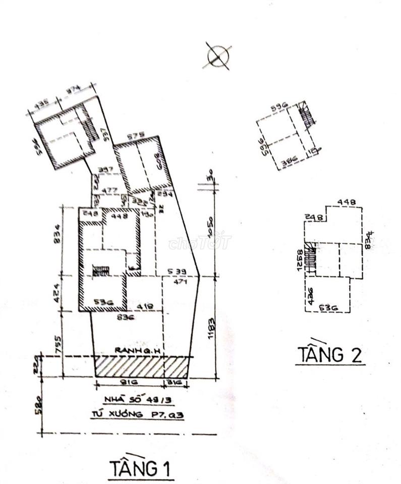 BIỆT THỰ TRUNG TÂM QUẬN 3 – CÓ GIẤY PHÉP XÂY DỰNG. 49C TÚ XƯƠNG, Q3