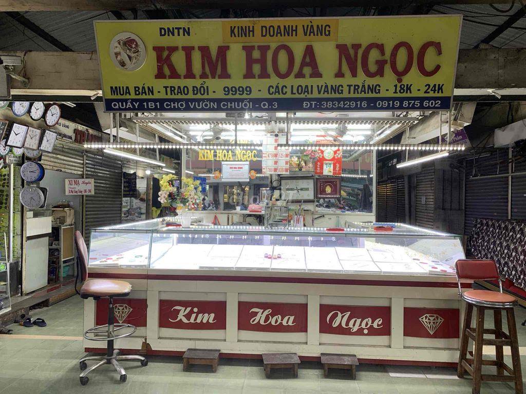 cho thuê sạp đôi ngay đầu chợ vườn chuối mặt tiền đường Nguyễn đình ch