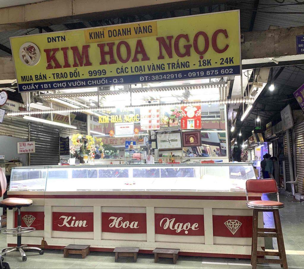 cho thuê sạp đôi ngay đầu chợ vườn chuối mặt tiền đường Nguyễn đình ch