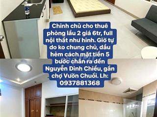 Cho Thuê Phòng full Nội Thất Quận 3 5t8